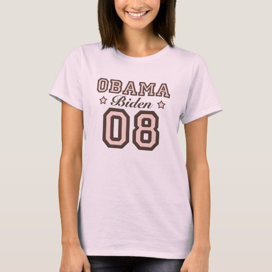 T-shirt Obama Biden 08 Organic (Devant)