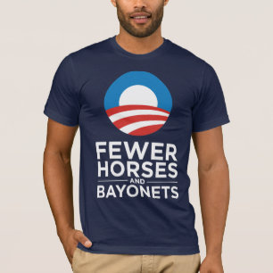 T-shirt Obama Biden 2012 moins de chevaux et de