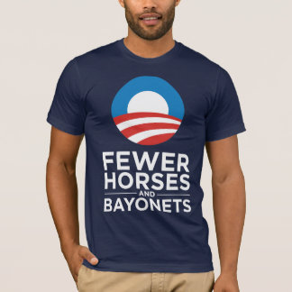 T-shirt Obama Biden 2012 moins de chevaux et de