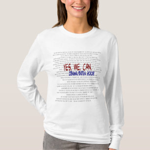 T-shirt Obama/Biden - oui nous pouvons la parole