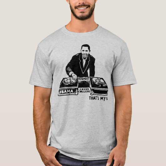 T-shirt OBAMA : C'est le mon DJ (Devant)