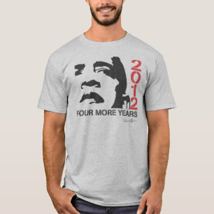 T-shirt Obama de chemise de quatre plus années