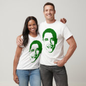 T-shirt Obama en vert (Unisexe)