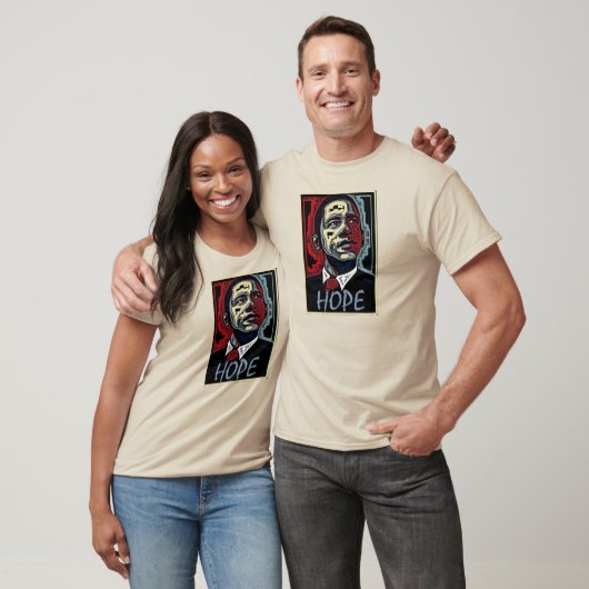 T-shirt Obama espère (Unisexe)
