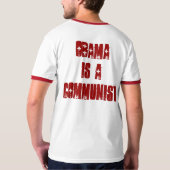T-shirt Obama est un communiste (Dos)