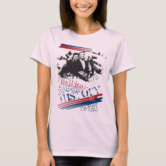 T-shirt Obama et l'histoire