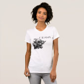 T-shirt OBAMA-Fleurs (Devant entier)