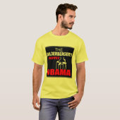 T-shirt Obama - la marionnette du Bilderberger (Devant entier)