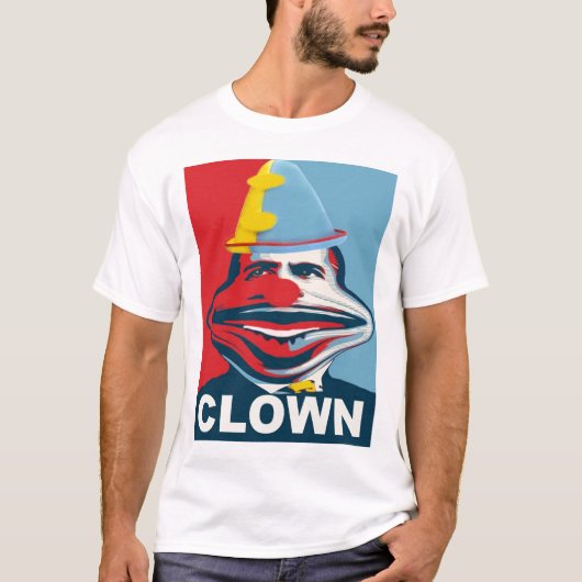 T-shirt Obama le clown (Devant)