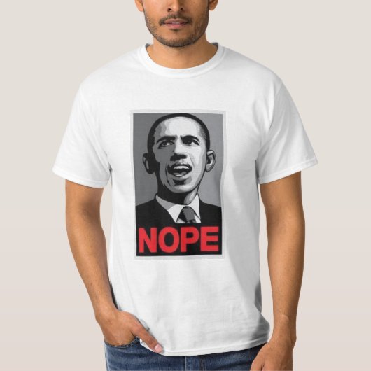 T-shirt Obama Nope (Devant)