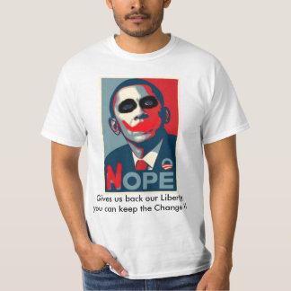 T-shirt Obama Nope