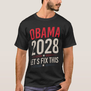 T-shirt Obama Patriotique Vintage rétrograde 2028 Prote po