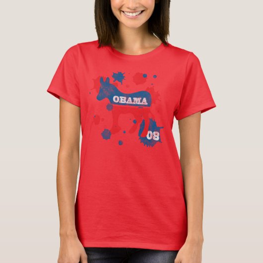 T-shirt Obama Peint (Devant)
