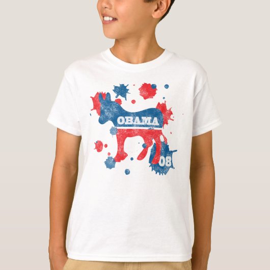 T-shirt Obama Peint (Devant)