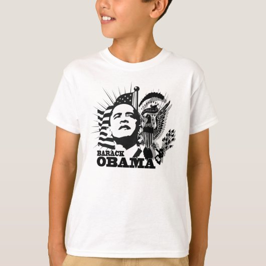 T-shirt Obama pour le président (Devant)
