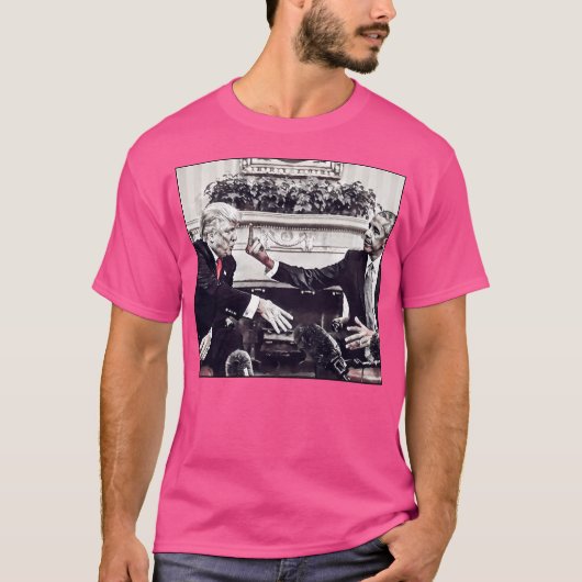 T-shirt Obama quitte Trump (Devant)