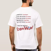 T-shirt Obama ScamWow ! (Dos)