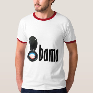 T-shirt Obama (toilette)