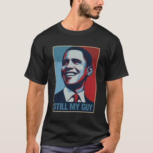 T-shirt Obama toujours mon type Barack Obama (Devant)