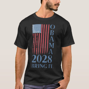 T-shirt Obama Vintage rétro patriotique 2028