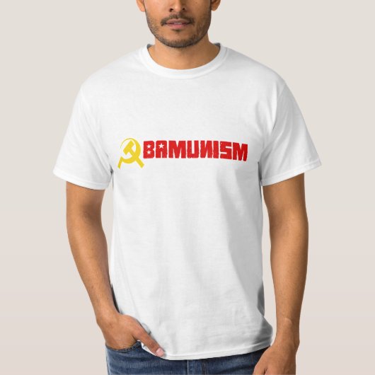 T-shirt Obamunism Bumpersticker (Devant)
