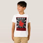 T-shirt Obéissez la Colombie (Devant entier)