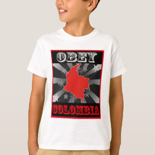 T-shirt Obéissez la Colombie