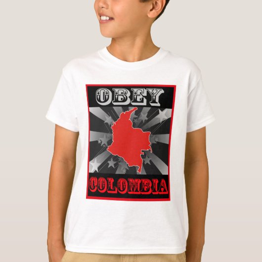 T-shirt Obéissez la Colombie (Devant)