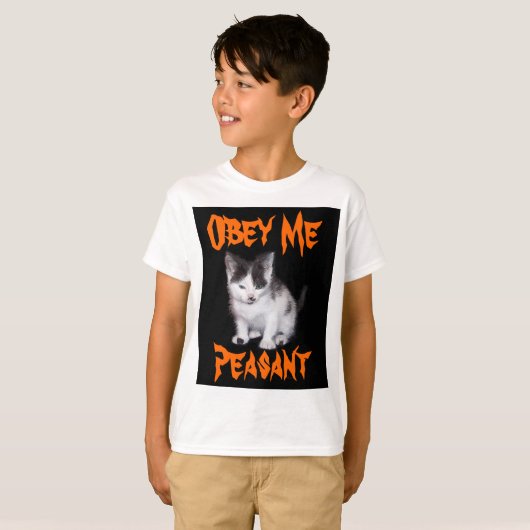 T-shirt Obéissez-moi rural (Devant entier)