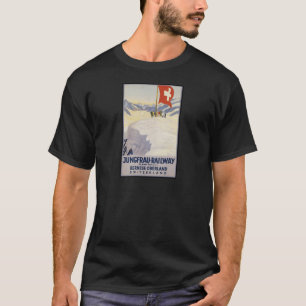 T-shirt Oberland de Bernese de Jungfrau-Chemin de fer