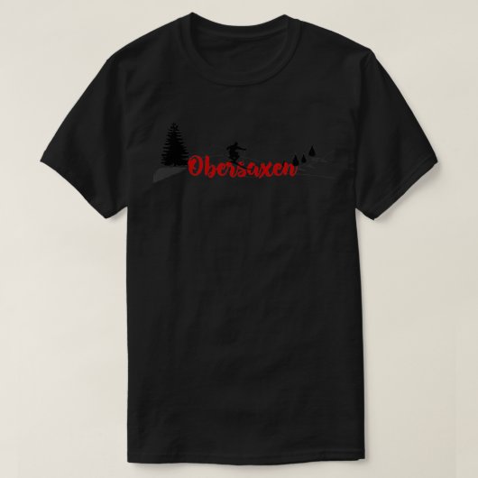 T-shirt Obersaxen Long Ski (Design devant)