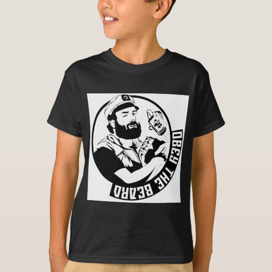 T-shirt Obey la barbe (Devant)