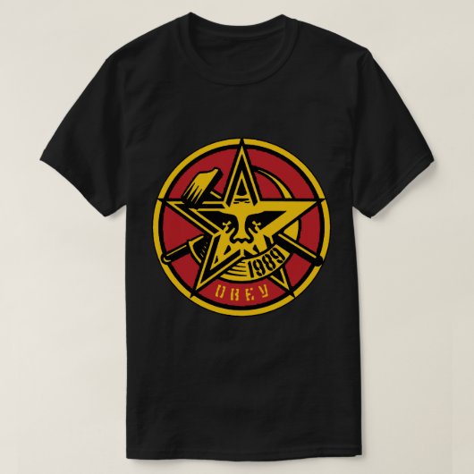 T-shirt obey star 1989 (Design devant)