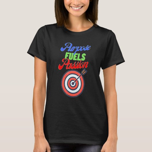 T-shirt Objectif Alimente La Passion Blanche (Devant)