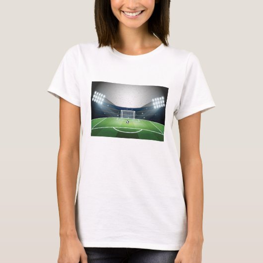 T-shirt Objectif de football Arrière - plan (Devant)