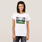 T-shirt Objectif de football Arrière - plan (Devant entier)