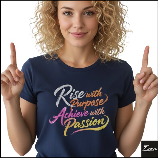T-shirt Objectif de montée Réaliser la passion graphique n