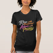 T-shirt Objectif de montée Réaliser la passion graphique n (Devant)