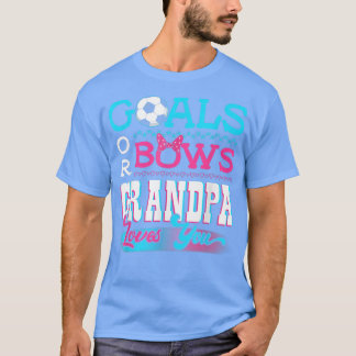 T-shirt Objectif De Révélation De Sexe Ou Bows Grand-Père 