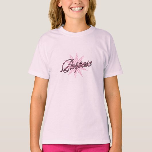 T-shirt Objectif Minimal Script Esthétique Motivationnel (Devant)