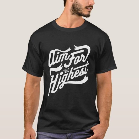 T-shirt Objectif Pour La Motivation La Plus Haute (Devant)