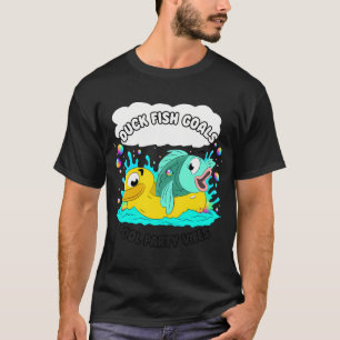 T-shirt Objectifs de canard de poisson – Dessin animé d'an