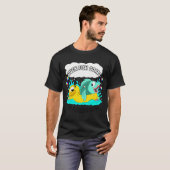 T-shirt Objectifs de canard de poisson – Dessin animé d'an (Devant entier)
