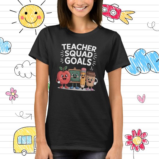 T-shirt Objectifs de l'équipe des enseignants Fournitures