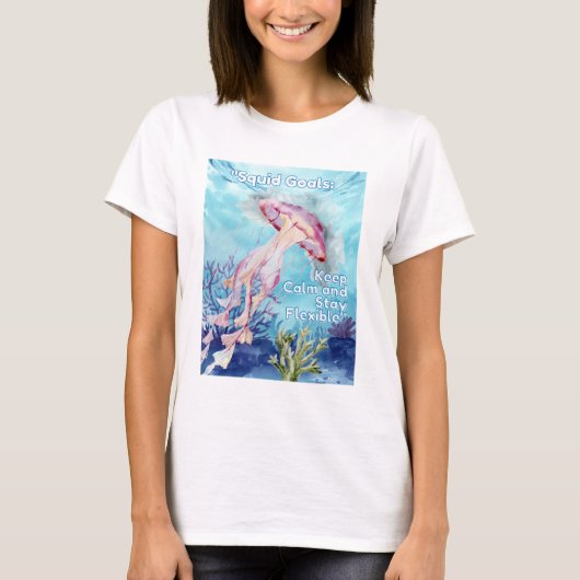 T-shirt Objectifs du calmar (Devant)