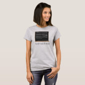 T-shirt Objectifs du tableau de bord (Devant entier)
