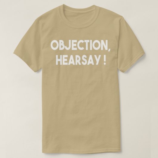 T-shirt Objection Honneur Drôle T 2 (Design devant)
