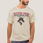 T-shirt Objective Rhino: Operation Enduring Freedom 2001 (Devant)