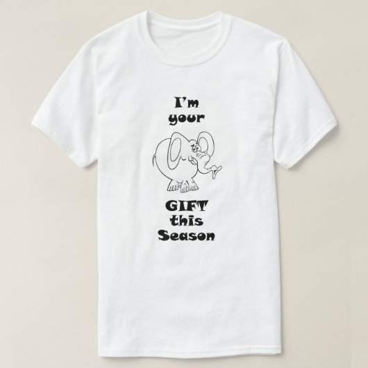 T-shirt Objet superflu de cadeau (Design devant)