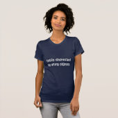 T-shirt Objets brillants facilement distractedby (Devant entier)
